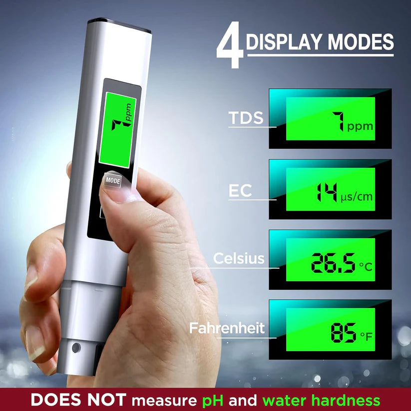 All-New 4 in 1 Digital Water Tester TDS Meter