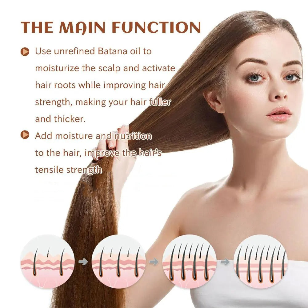 Pure Organic Batana Hair Growth Oil – Strengthen, Nourish & Prevent Hair Loss