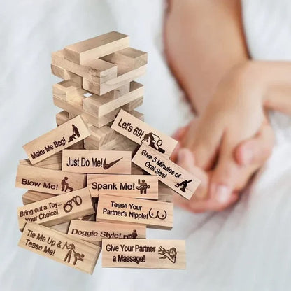 Naughty Jenga Party Game for Fun & Laughter | Avoxzy