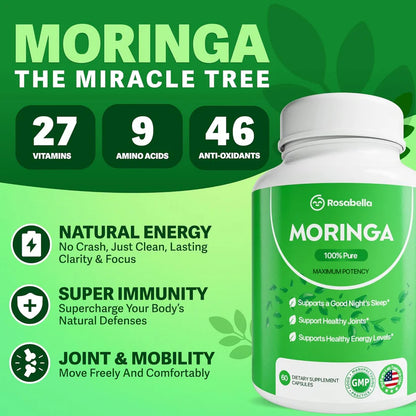 Moringa Capsules – Natural Superfood Supplement