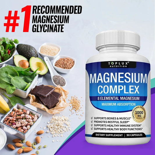 Magnesium Complex - Sleep Support, Stress Relief, Muscles & Relaxation