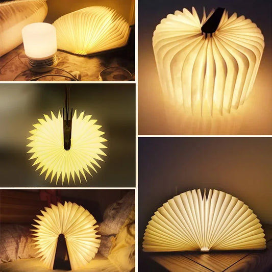 3D RGB Book Light - Foldable LED Night Lamp - AVOXZY