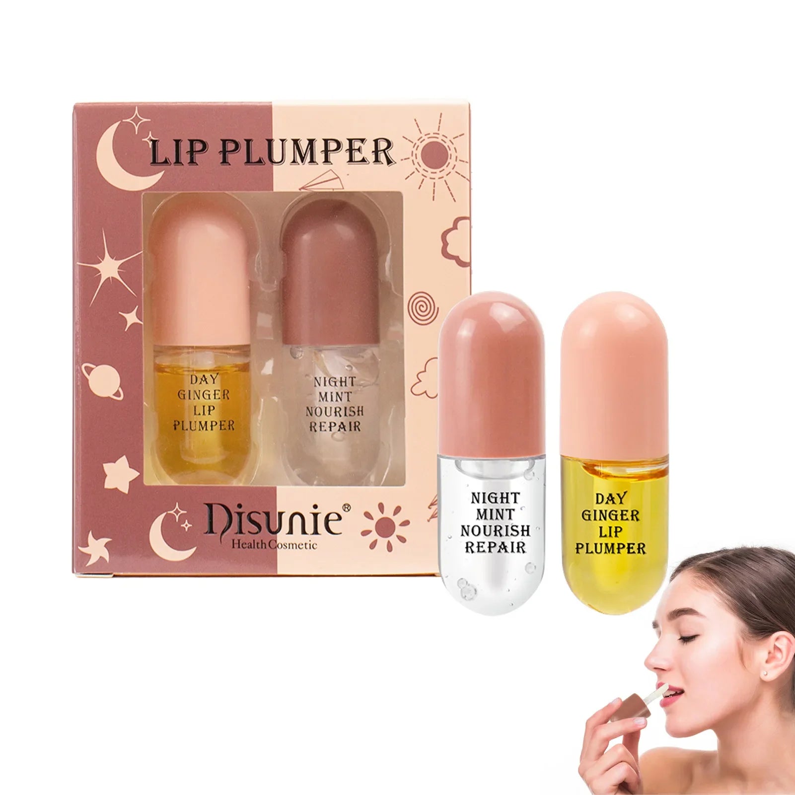 Natural Lip Plumper - Day & Night Hydration - AVOXZY