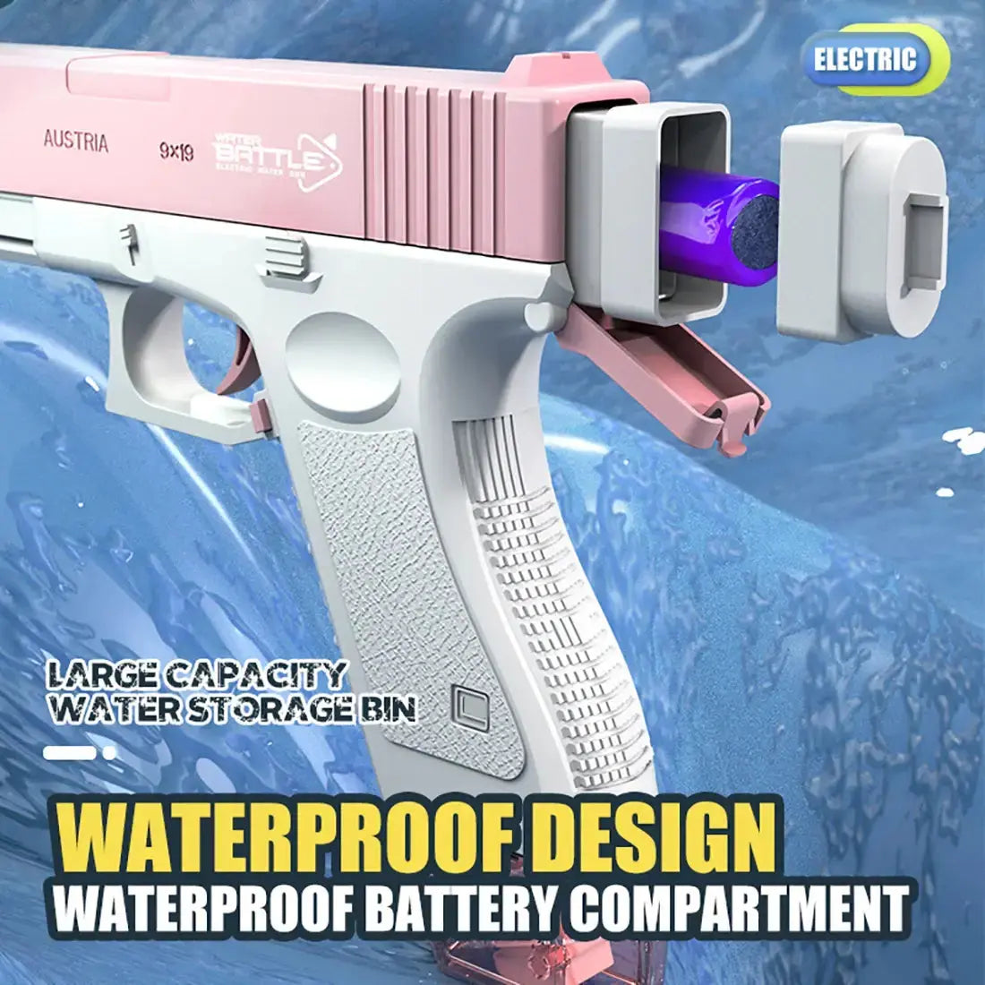 Electric Water Gun - High-Powered Water Blaster - AVOXZY