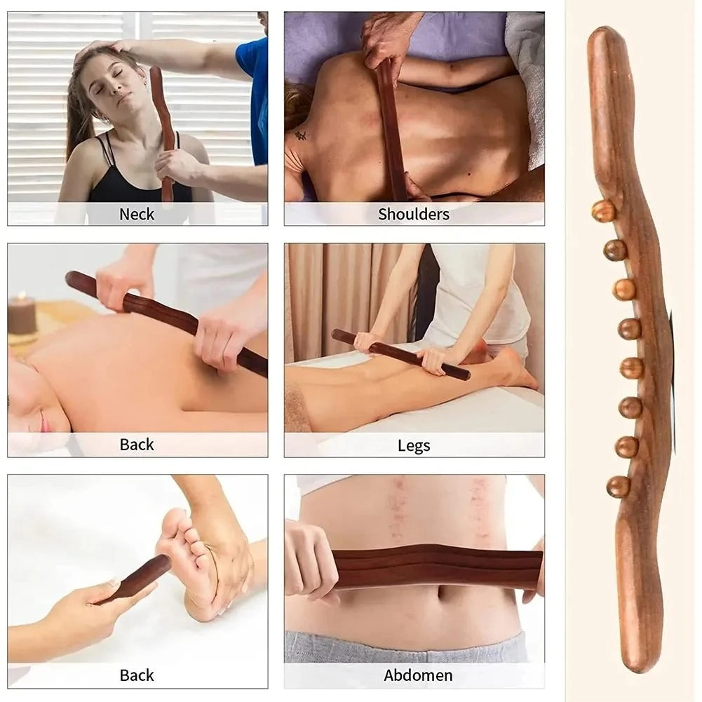 Gua Sha Wood Therapy - Muscle Relief & Circulation - AVOXZY