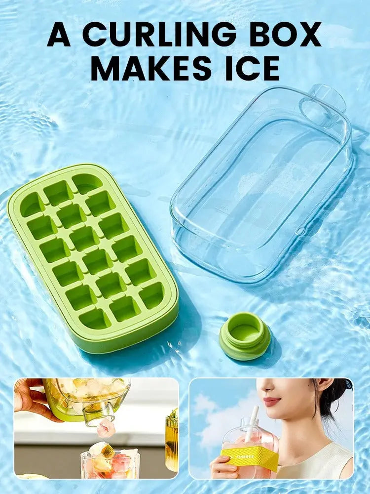 Ice Cube Tray With Lid AVOXZY