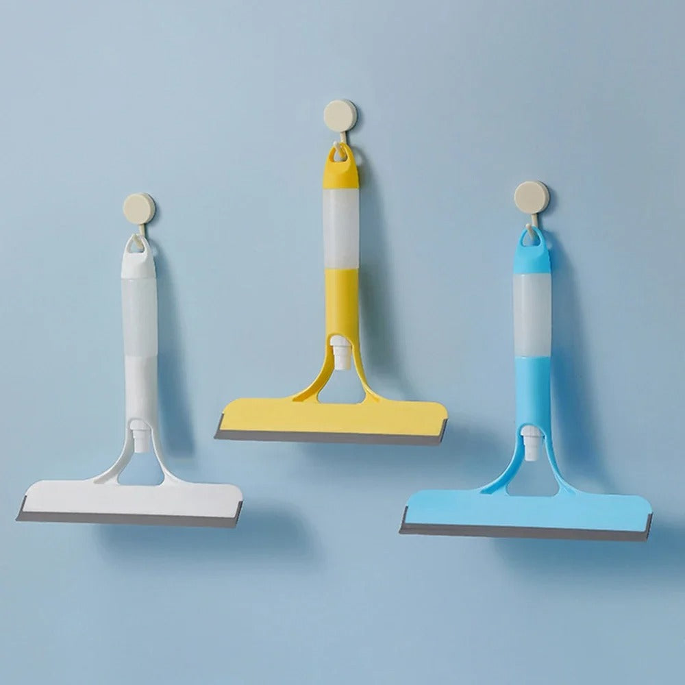 3-in-1 Window Cleaner, Spray Window Squeegee