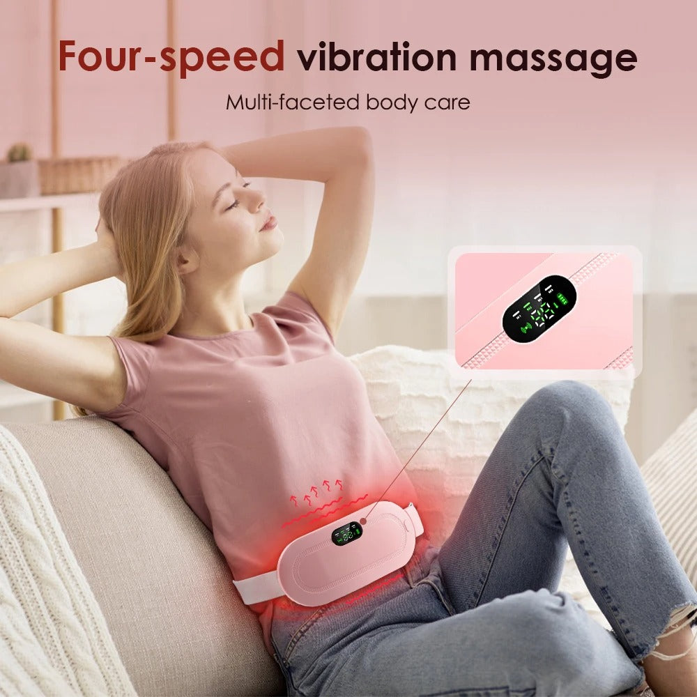 Electric Period Cramp Massager - Heat Therapy Belt - AVOXZY