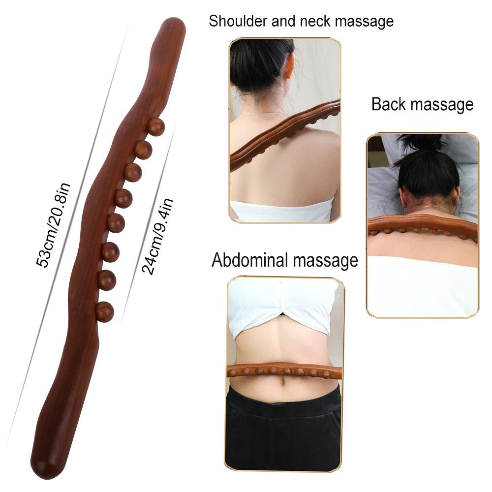 Gua Sha Wood Therapy - Muscle Relief & Circulation - AVOXZY