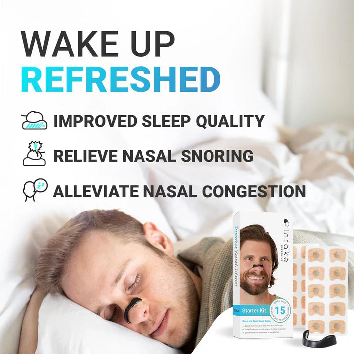 Intake Nasal Breathing Aid - Reduce Snoring & Breathe Better - AVOXZY