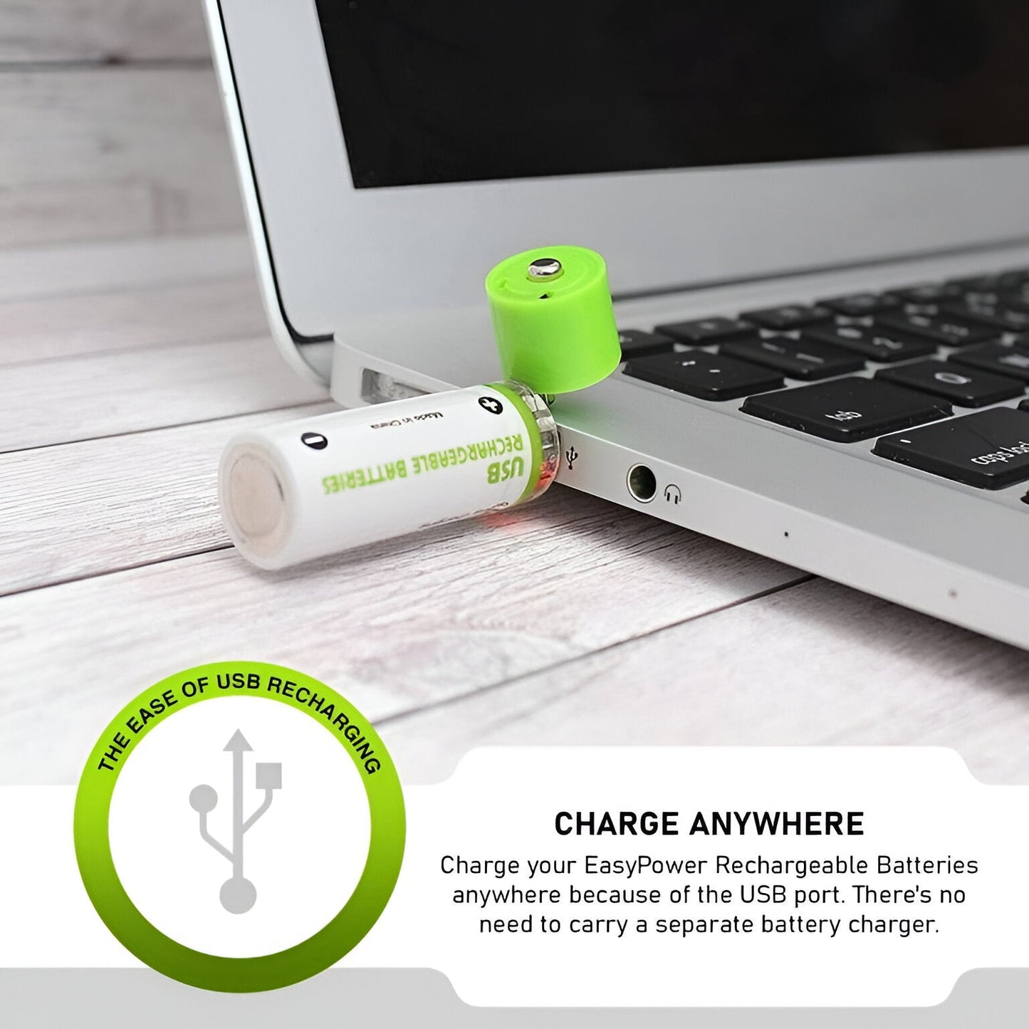 Rechargeable Battery Set - Long-Lasting & Eco-Friendly - AVOXZY