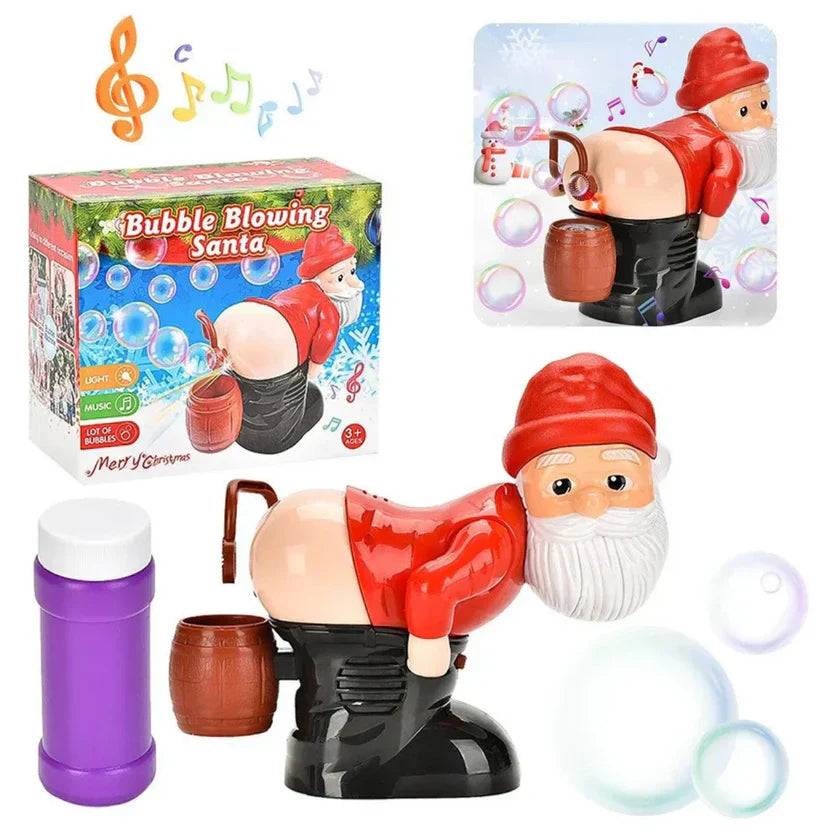 Santa Claus Bubble Blower - Festive Fun for Kids - AVOXZY