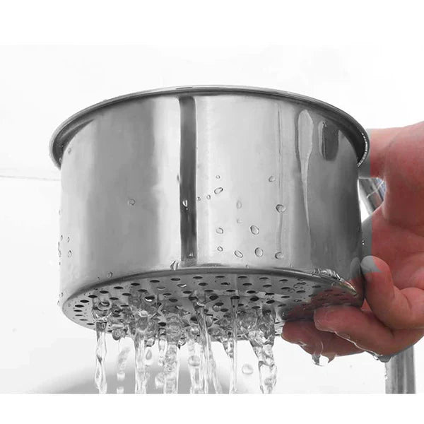 Stainless Steel Sink Strainer Basket - Swan Design - AVOXZY