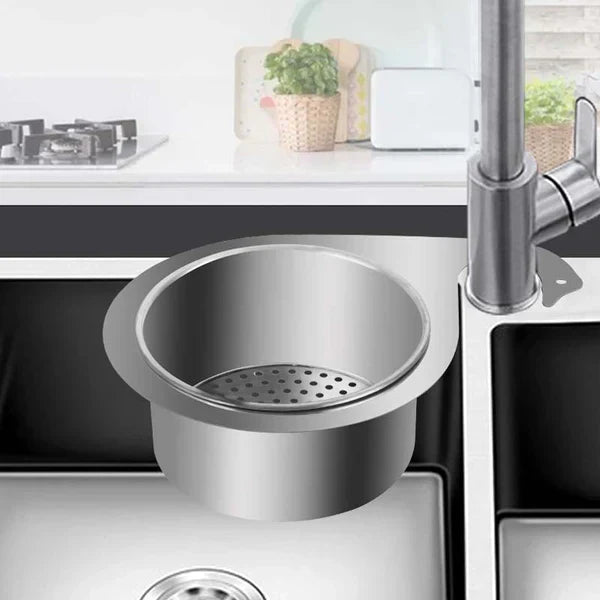 Stainless Steel Sink Strainer Basket - Swan Design - AVOXZY